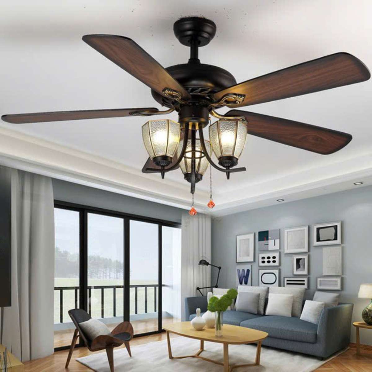 Tone màu nâu trầm kết hợp thân đen cổ điển